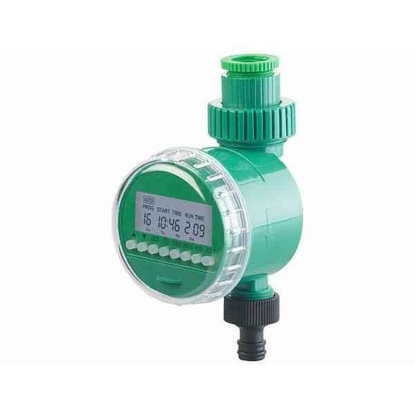 Elektronisk bevattningstimer - Royal Gardineer - BWC-130 - 16 program - LCD-skärm