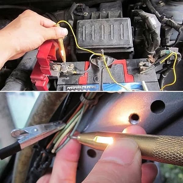 Kretsmätare - Diagnostikverktyg - 6V 12V 24V - Ljusrör - Kompakt - Säker