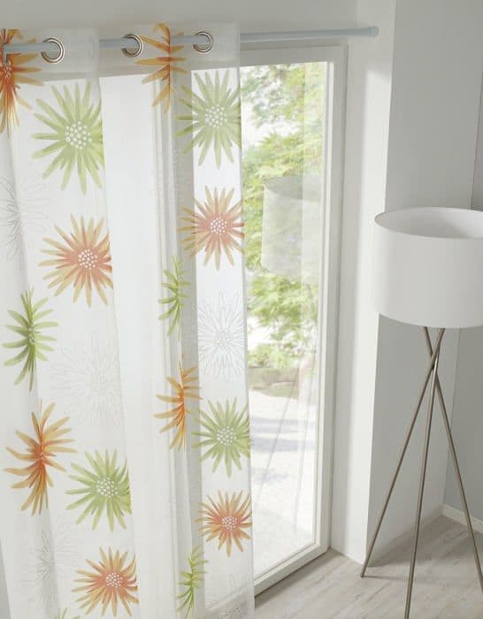Utdragbar gardinstång, ingen borrinstallation, diameter, längd 55-90 cm, vit
