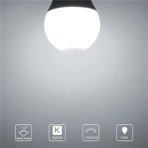 E27 LED-lampa - LEYTN - 12W - Infraröd - Rörelsesensor - Kallvit 6000K
