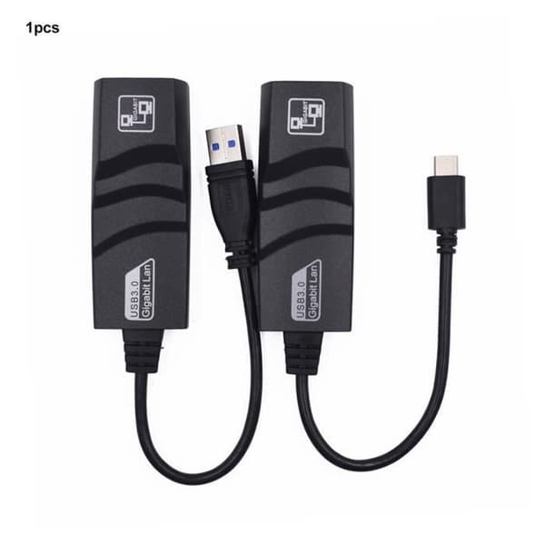 USB Ethernet-adapter - USB 3.0 till RJ45 - Gigabit - Lättvikt - Bakåtkompatibel