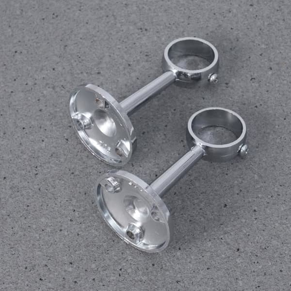 Justerbart takfäste - Gardinstång - Vit - 2-pack - 4,9 kg kapacitet - Enkel installation