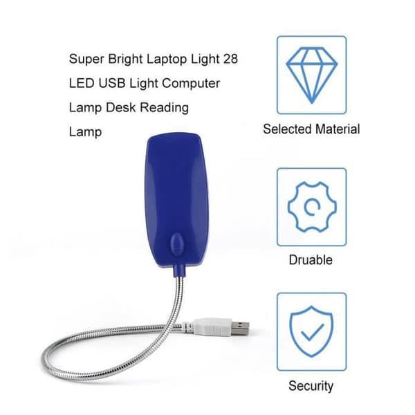 Flexibel USB-lampa bärbar laptoplampa