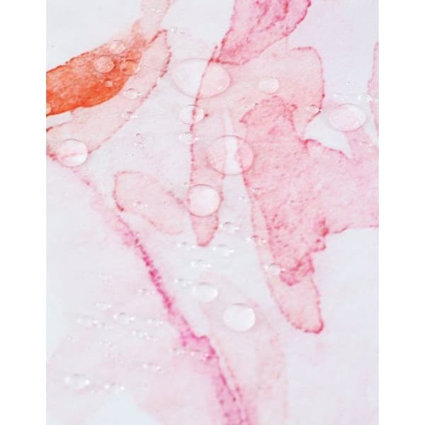 Floraweg duschdraperi i linne-look, polyester, vattentätt, mögelresistent, 12 ringar, tvättbart, 180 x 200 cm, beige