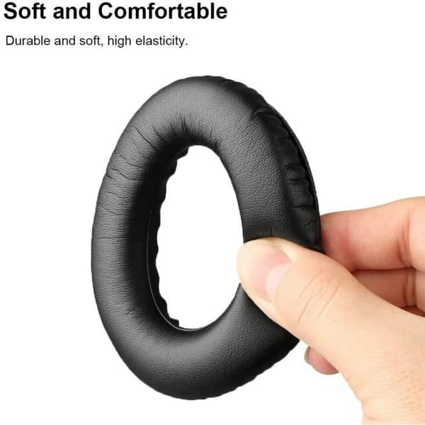 Ersättningsöronkuddar för Bose QuietComfort QC 2 15 25 35 AE2 AE2i AE2w hörlurar, svart