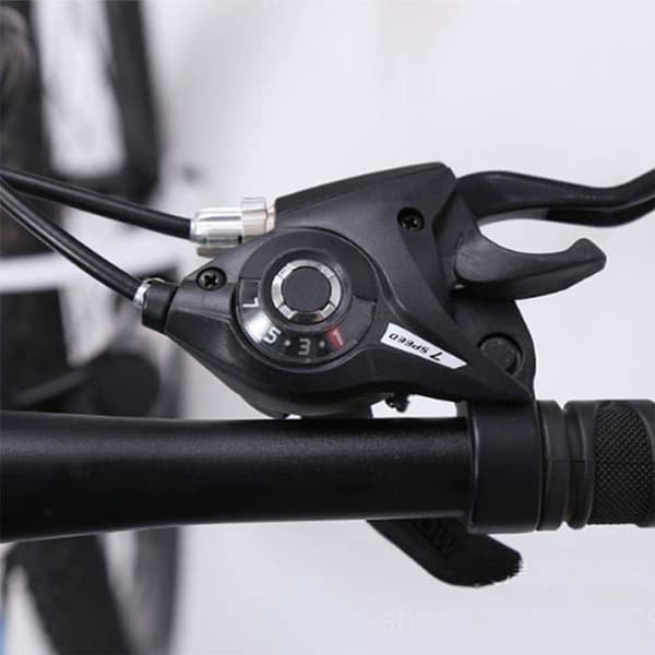Cykelväxel och broms, 3x8, svart, för mountainbikes