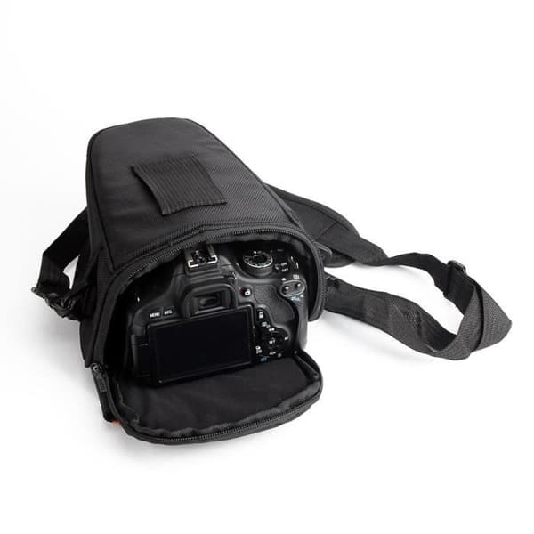 För Canon EOS 2000D DSLR Kameraväska, Stötsäker Gadgetväska, Fullt Skyddsfodral