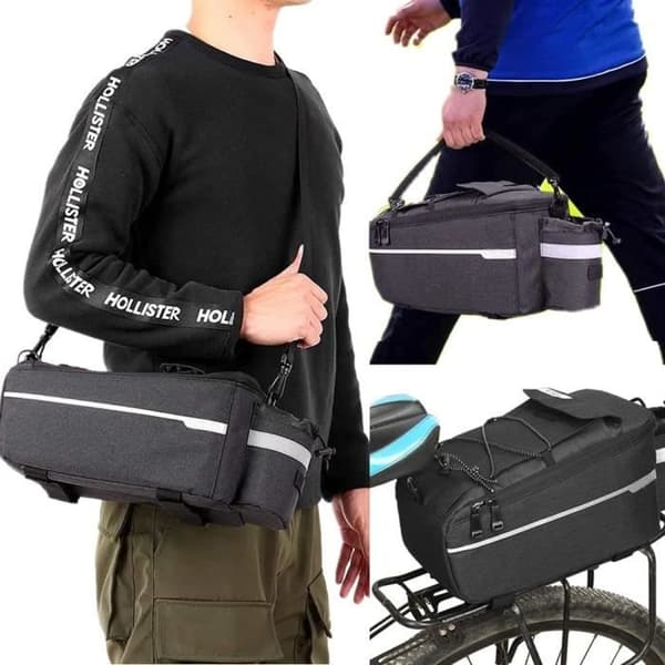 Cykelväska - 38*16*15.5cm - 10L - vattentät med axelrem