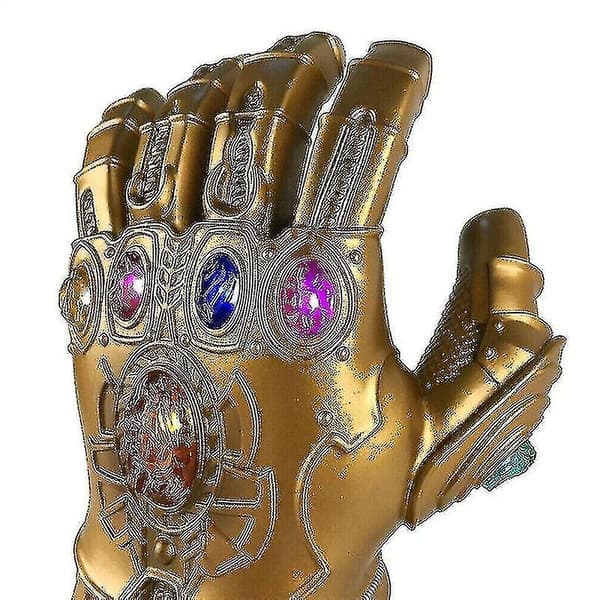 Thanos-handskar för barn Infinity Gauntlet med LED-ljus Avengers 4 Cosplay-leksak