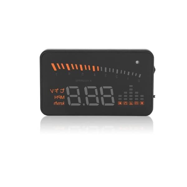 X5 HUD Larm 3\" Head-Up Display Varningssystem Vindruta Hastighetsdisplay Kit -LAV