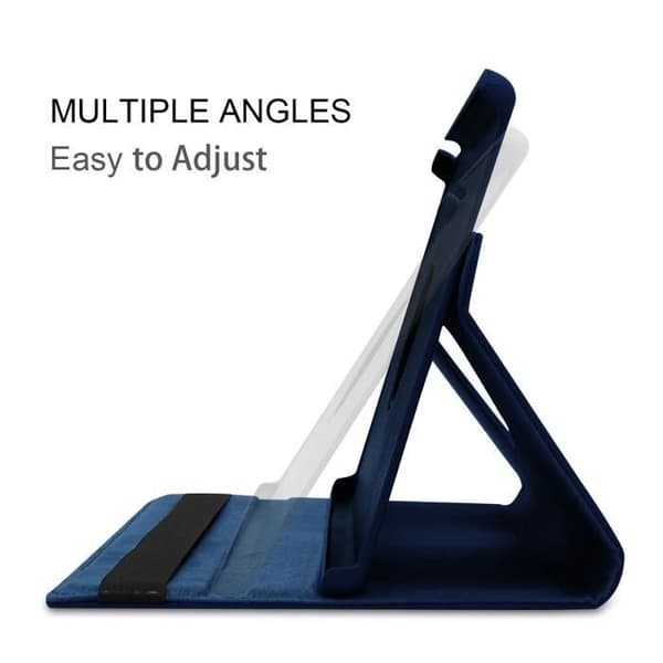 Surfplatta - Samsung - Galaxy Tab S6 Lite - Skyddsfodral - 360° stativ - PU-läder - Blå