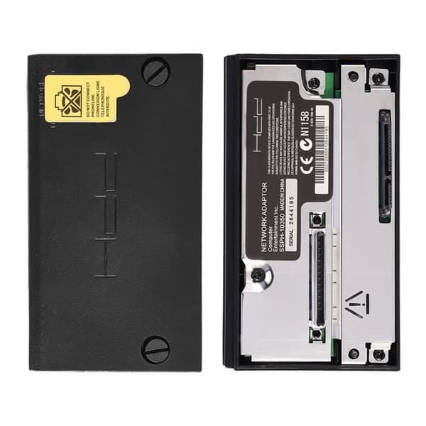 SATA-nätverksadapter för Sony PS2 - Stöder upp till 2TB - Minskar störningar - Svart