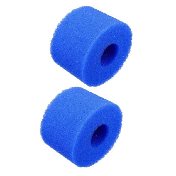 Intex S1 Poolbomullsfilter - 2 delar - 10,8*7,3*4cm - Blå