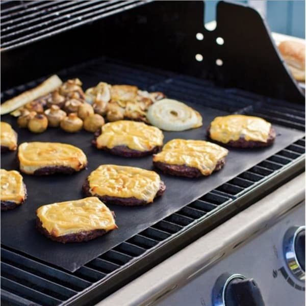 BBQ Grillmatta - Set om 5 - 40 x 33 cm - Non-stick