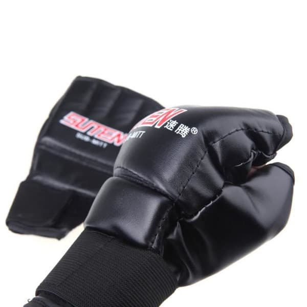 Boxhandskar i PU-läder, MMA, Muay Thai, Träning, Slag, Sparring