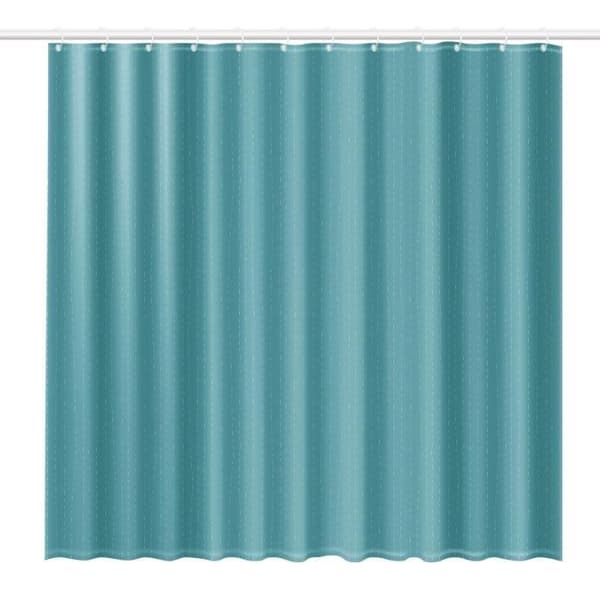 Duschdraperi - Grön och blå - Polyester - 180 x 200 cm - RAYEN