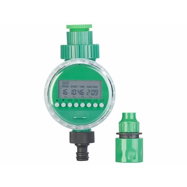 Elektronisk bevattningstimer - Royal Gardineer - BWC-130 - 16 program - LCD-skärm