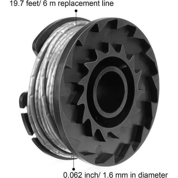 Integrerad trimmerspole för Bosch grästrimmare - 4-pack - Ø 1,6 mm - Längd 6 m