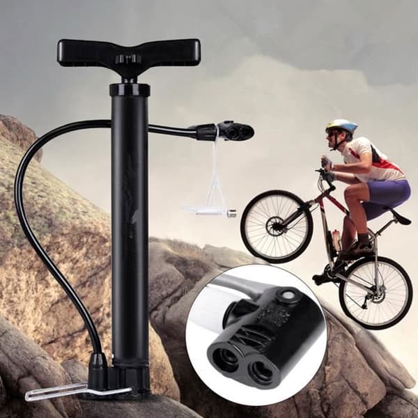 Cykelpump - Wheel Up - w3532-01 - Bärbar - 120PSI - Svart