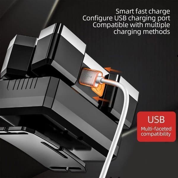 Kraftig LED-hodelykt - 4 moduser - IPX4 vanntett - USB-oppladbar - Ideell for camping, jogging og arbeid
