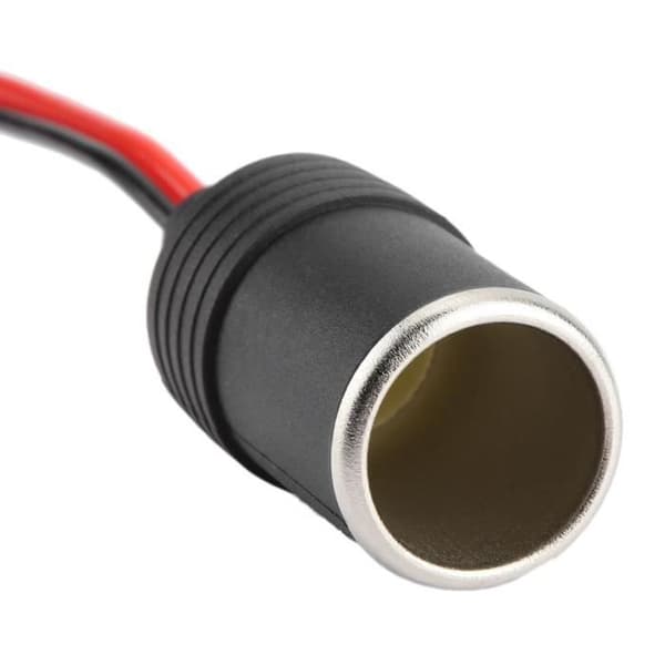 Plugadapter - Drfeify - Cigarettändare - Klämkabel - Svart