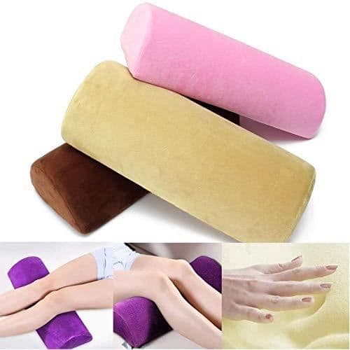 Halvmåneformad Memory Foam-kudde, Halvrund Bolsterkudde, Halvmånekudde för Kontor, Resor, Knän, Ben