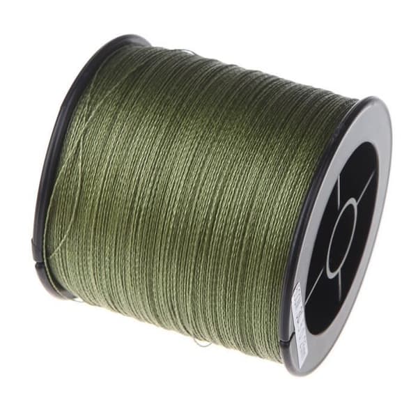 Fiskelina - SODIAL - Dyneema 500M - 30LB - 0,26 mm - 4 flätade trådar - Grön