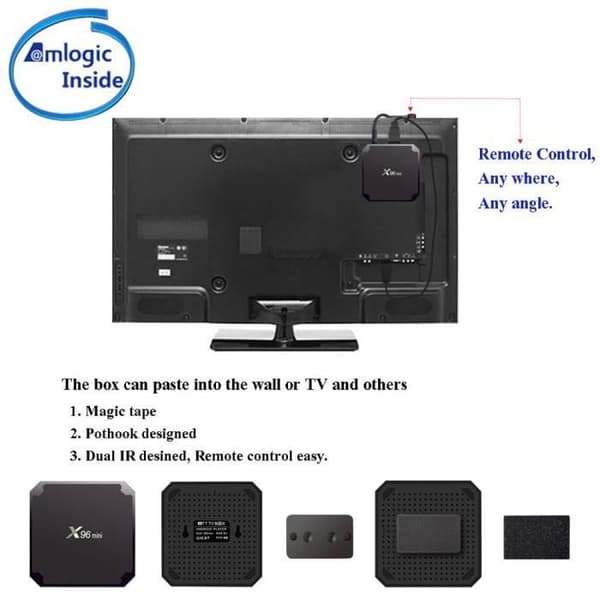 Multimedia TV Box - X96 mini - Android 7.1 - 2GB RAM - 16GB lagring