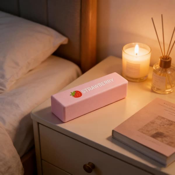 Smör Jordgubbs Squishy, Långsamt Stigande Squishy, Stresslindring & Fidgetleksaker för Kontor Skola