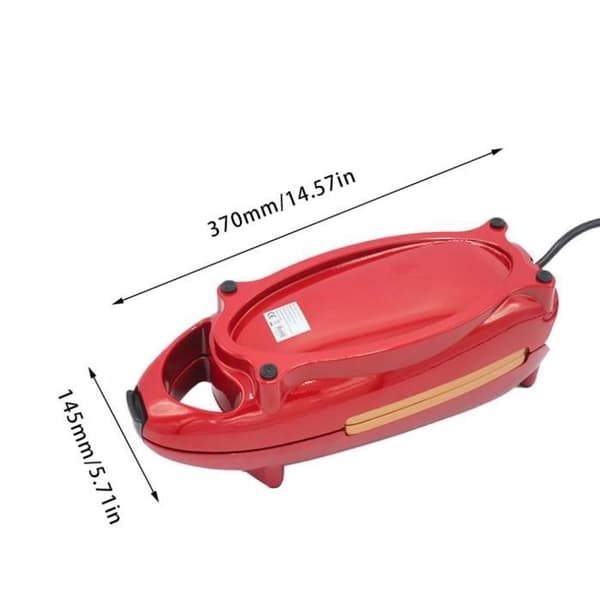 5 Minute Chef Red Copper Non-Stick Elektrisk Matlagningsgryta Rökfri