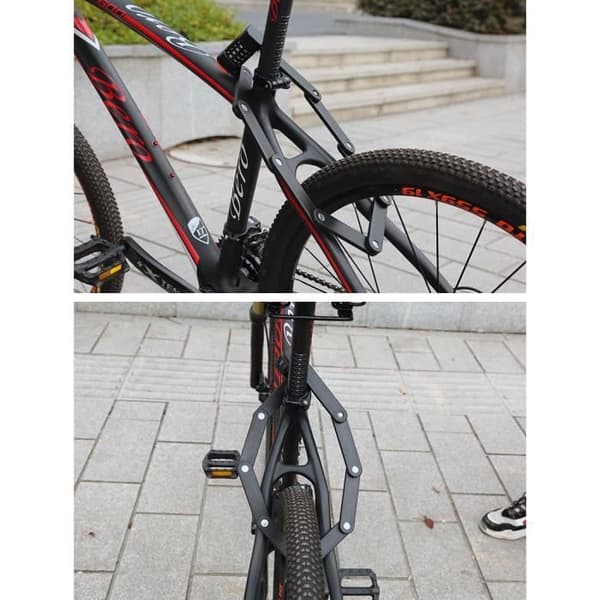 Cykelås - Viklås 85cm - Legerat stål - 4 siffror - Skjuvbeständighet