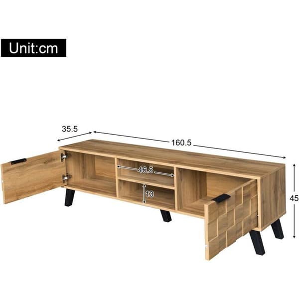 Moderne TV-bord, TV-skab med LED, 111111