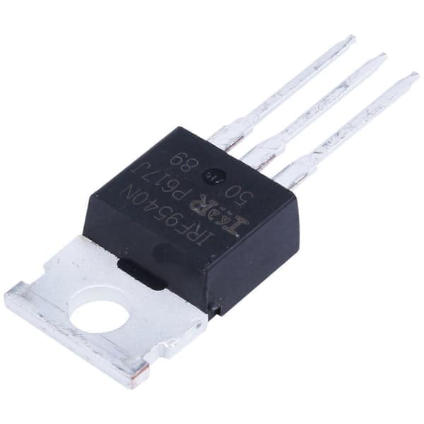 10 x IRF9540 P-kanals effekt-MOSFET 23A 100V TO-220 \"IR\"