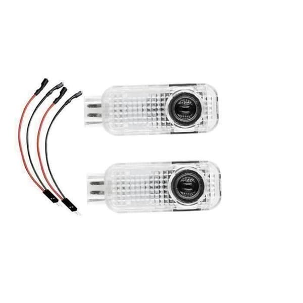 2x LED dörrbelysning för Audi bildörr, projektionslogotyp L190 I03548 - CSECRG#0727-A0779