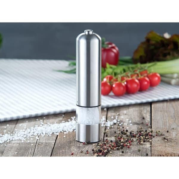 Elektrisk peppar- och saltkvarn med keramiskt malverk - Samtida - Design - Vit