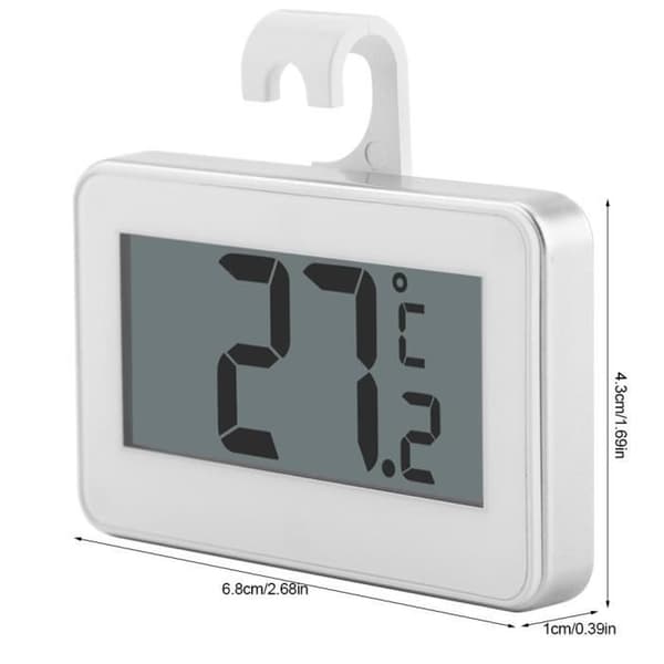 Termometer - SHY - LCD - Räckvidd - Justerbar magnet