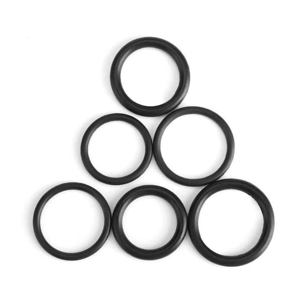 Sortimentssats med O-ringar i gummi - Svart - O-ringspackning - Hydraulisk VVS