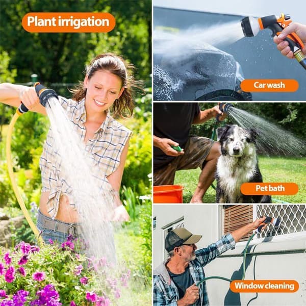 Vattenpistol - Universalmodell - 8 Funktioner - Halkfri Plast - Eco-Flow