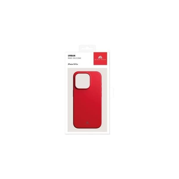 Coque - Mag Urban - Apple iPhone 15 Pro - Röd - Mjuk - Magnetisk Röd