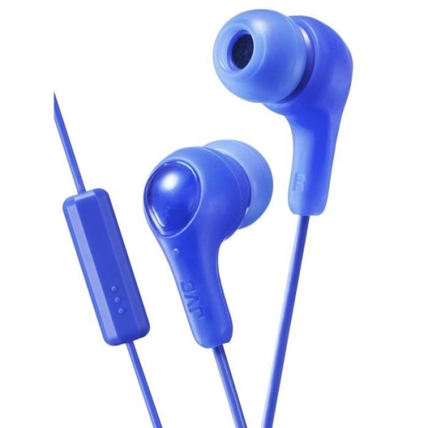 GUMY PLUS: In-ear hörlurar med mikrofon och fjärrkontroll - Blå