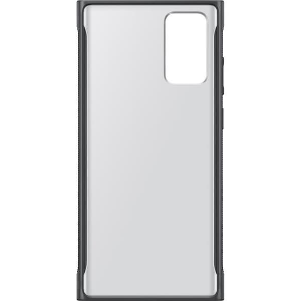 Svart förstärkt transparent skal Note20