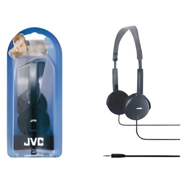 JVC Lättviktshörlurar - Svarta (Storbritannien import)