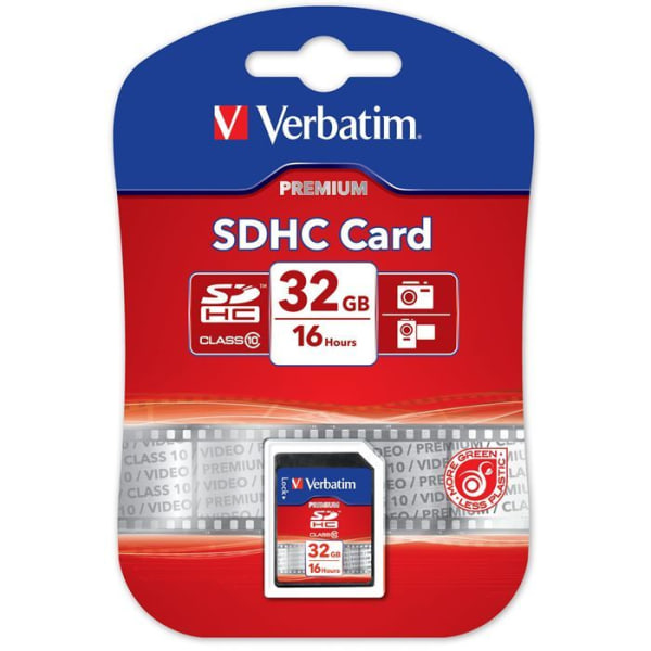 VERBATIM 32GB Class 10 SD-kort