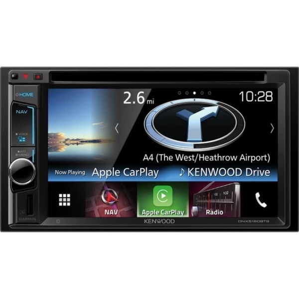 KENWOOD DNX5160BTS 2-Din Navigation med Bluetooth
