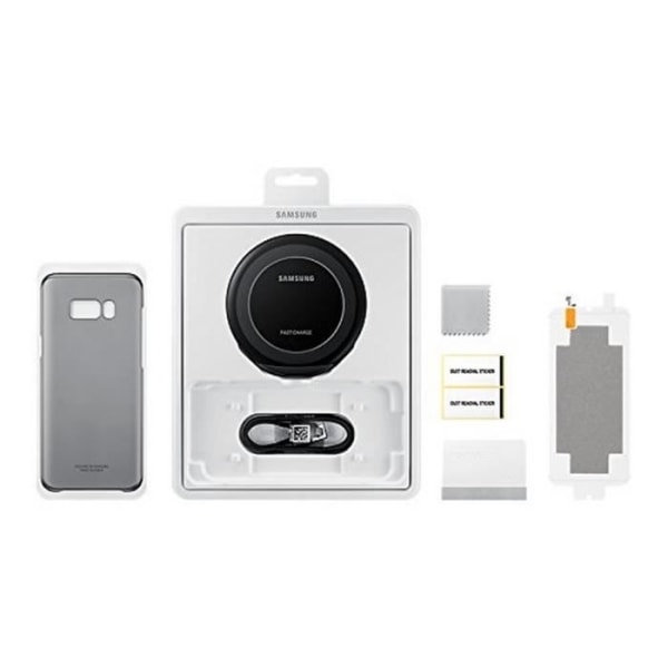 SAMSUNG box Elite laddarställ MicroUSB + skärmfilm för Galaxy S8+