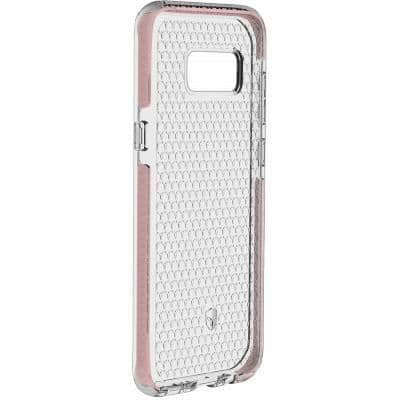 Fodral - Force Case Life - Galaxy S8+ - Rosa - Fallmotstånd 1m - Halvstyvt Ros
