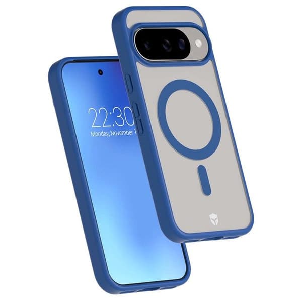 Stötsäker skal - FORCE CASE - Google Pixel 10/10 Pro - 3M - Luftkudde - Flytande silikon Blå