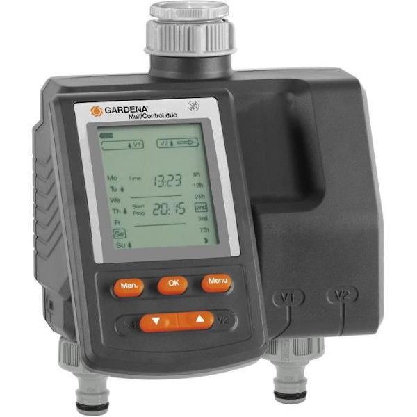 GARDENA Duo Multi-control Watering Programmer - 1874-20 Grå