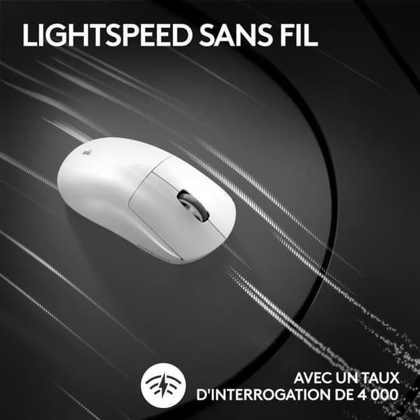 Trådlös spels Mus - Logitech G - Pro X Superlight 2 Lightspeed - Vit