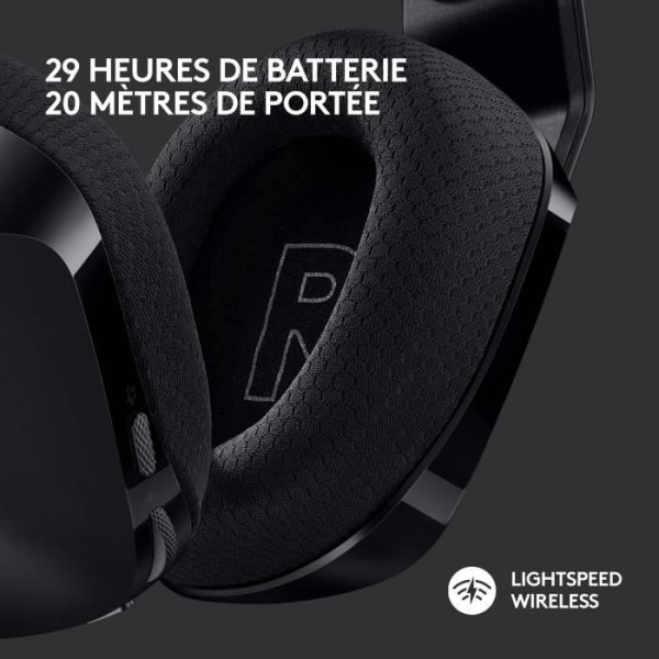 Gaming headset - Trådløst - LOGITECH G - G733 LIGHTSPEED - Sort